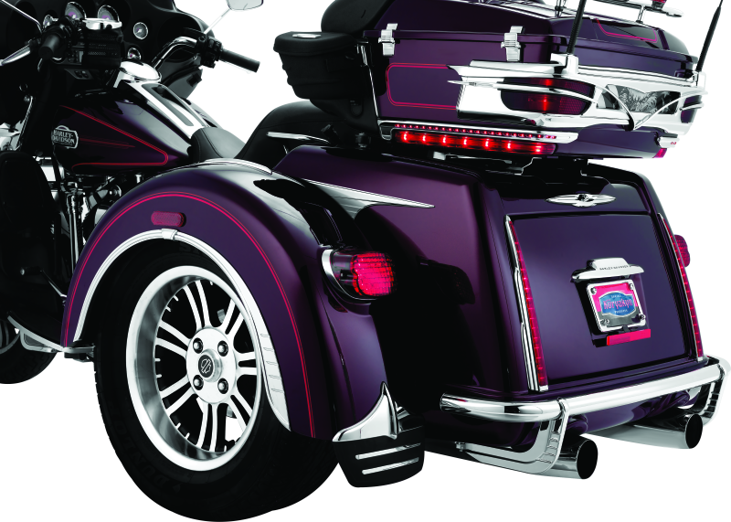 Kuryakyn Rear Mud Flaps For Trikes Chrome Mud Flaps Kuryakyn