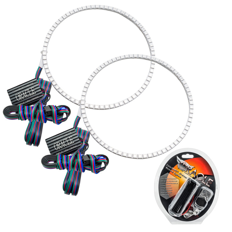 Oracle Jeep Wrangler 07-17 Halo Kit - ColorSHIFT Headlights ORACLE Lighting