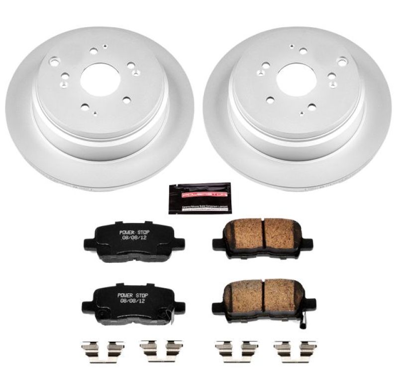 Power Stop 02-04 Honda Odyssey Rear Z17 Evolution Geomet Coated Brake Kit Brake Kits - Performance Blank PowerStop