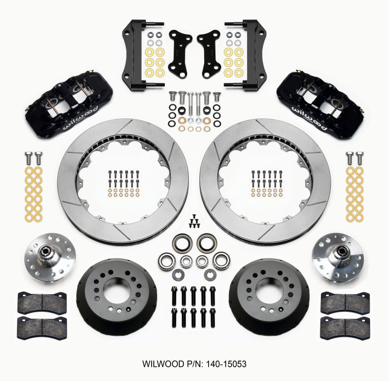 Wilwood AERO6 Front Hub Kit 15.00 67-69 Camaro 64-72 Nova Chevelle Big Brake Kits Wilwood