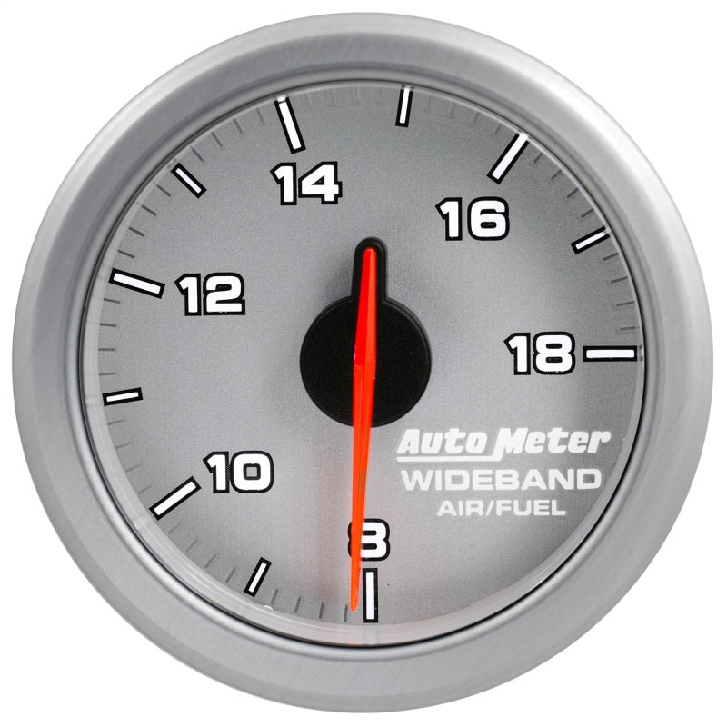 Autometer Airdrive 2-1/6in Wideband Air / Fuel Gauge 10:1-17:1 ARF Range - Silver Gauges AutoMeter