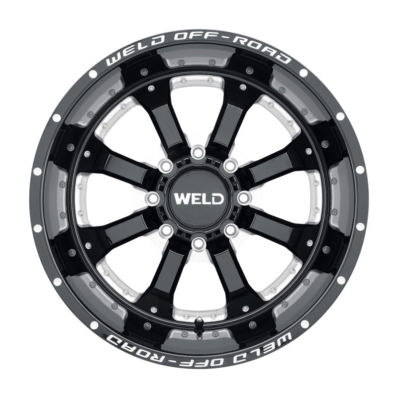 Weld Off-Road W125 20X9 Granada Six 6X139.7 ET20 BS5.75 Gloss Black MIL 106.1 Wheels - Cast Weld