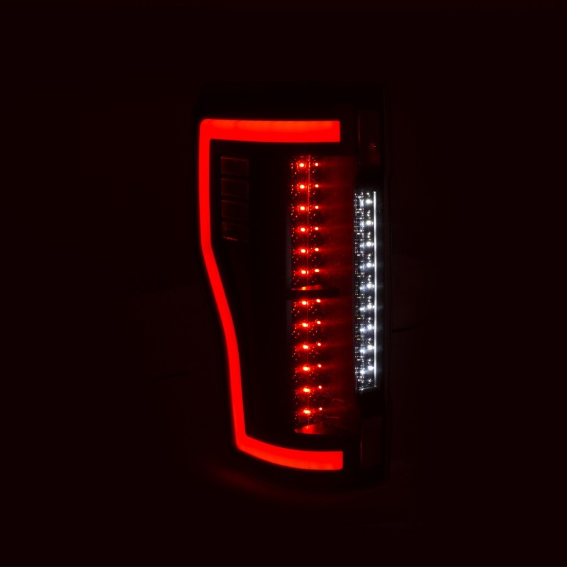 ANZO 2017+ Ford F-250 LED Taillights - Black/Clear Tail Lights ANZO