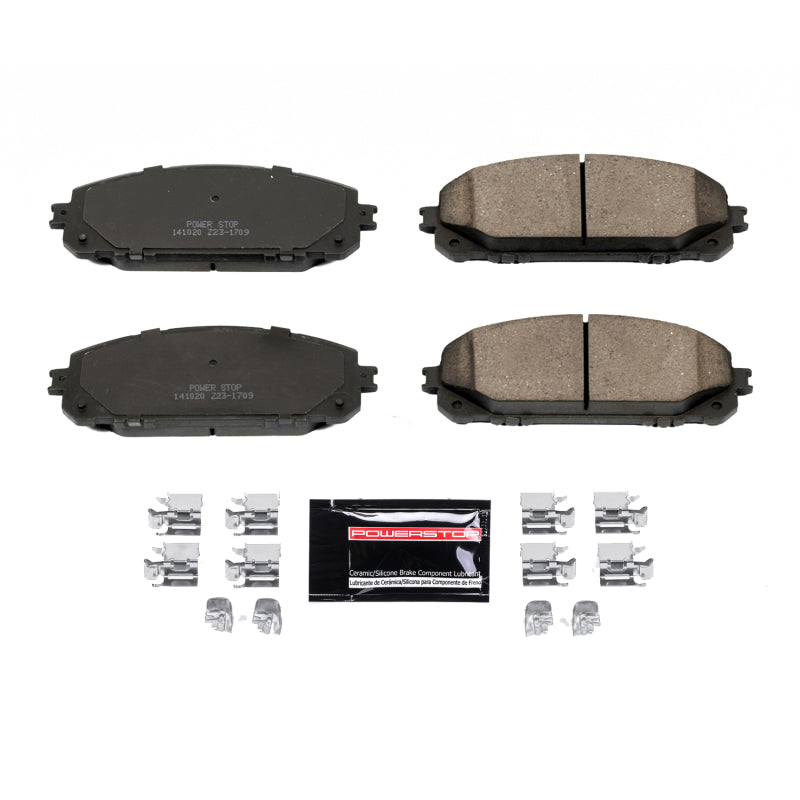 Power Stop 14-15 Jeep Cherokee Front Z23 Evolution Sport Brake Pads w/Hardware Brake Pads - Performance PowerStop