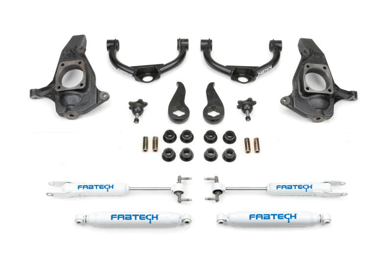 Fabtech 11-19 GM C/K2500HD/3500HD 4in Ultimate System w/Perf. Shocks Lift Kits Fabtech