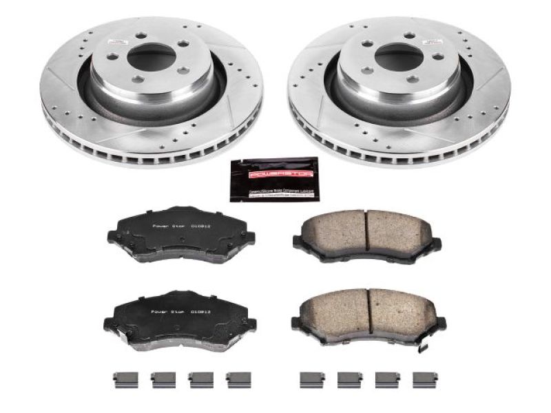 Power Stop 09-11 Dodge Nitro Front Z23 Evolution Sport Brake Kit Brake Kits - Performance D&S PowerStop