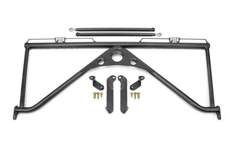 BMR Suspension 16-24 6th Gen Camaro Harness Bar - Black Hammertone Harness Bars BMR Suspension