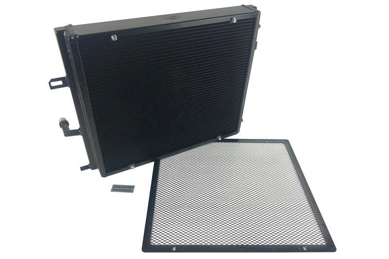 CSF BMW B58/B48 Front Mount Triple-Pass Heat Exchanger w/Rock Guard - Black Radiators CSF