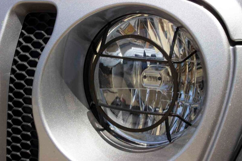 Fishbone Offroad 2018+ Jeep Wrangler JL Aluminum Headlight Guards Light Accessories and Wiring Fishbone Offroad