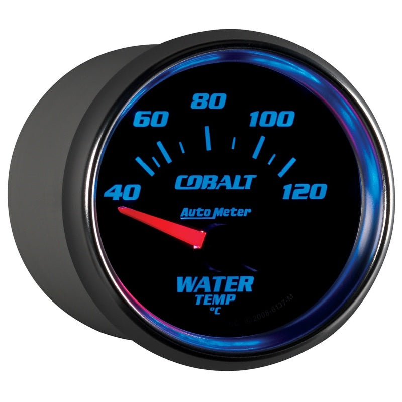 Autometer Cobalt 52mm Short Sweep Electronic 40-120 Deg C Water Temprature Gauge Gauges AutoMeter