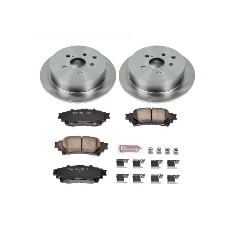 Power Stop 10-15 Lexus RX350 Rear Autospecialty Brake Kit Brake Kits - OE PowerStop