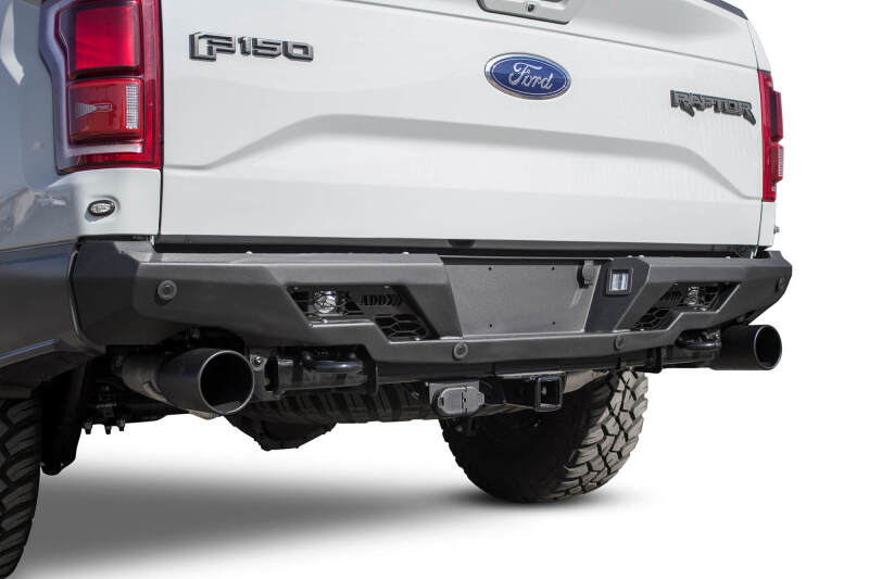 Addictive Desert Designs 17-18 Ford F-150 Raptor Stealth Fighter Rear Bumper Bumpers - Steel Addictive Desert Designs