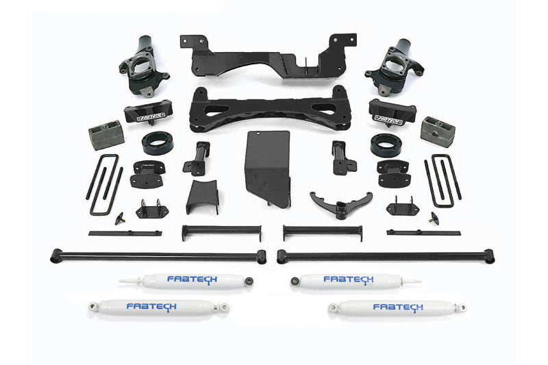 Fabtech 01-10 GM C/K2500HD 6in Perf Sys w/Perf Shks Lift Kits Fabtech