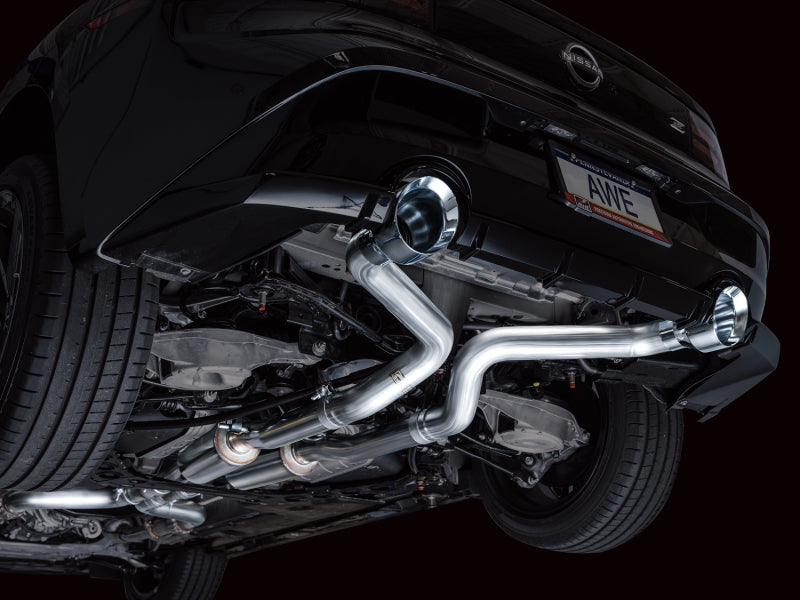 AWE Tuning 2023 Nissan Z RZ34 RWD Track Edition Cat-Back Exhaust System w/ Chrome Silver Tips Catback AWE Tuning