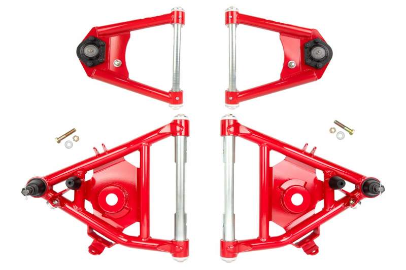 UMI Performance 73-87 GM C10 Street Performance A-Arm Kit - Red Control Arms UMI Performance