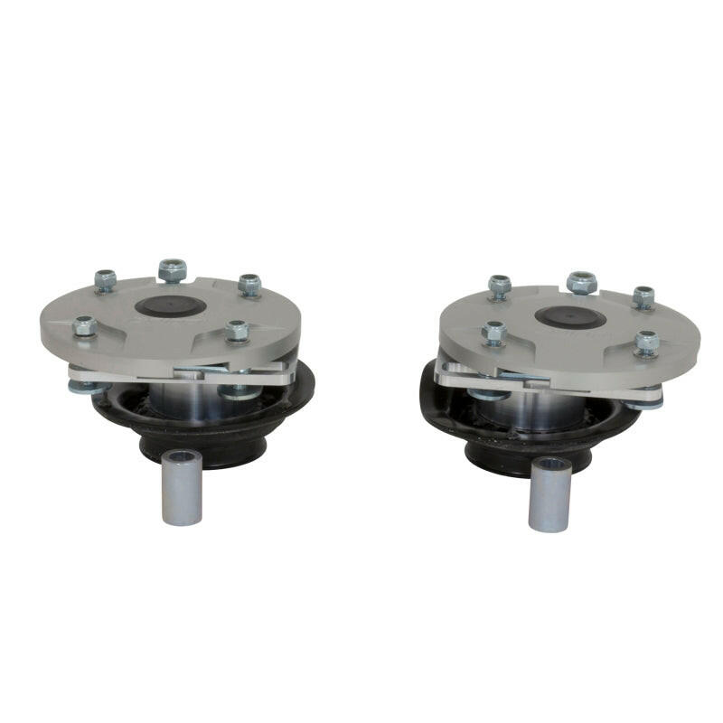 BBK 05-14 Mustang Caster Camber Plate Kit - Silver Anodized Finish Shock Mounts & Camber Plates BBK