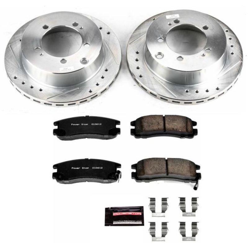 Power Stop 91-96 Dodge Stealth Rear Z23 Evolution Sport Brake Kit Brake Kits - Performance D&S PowerStop