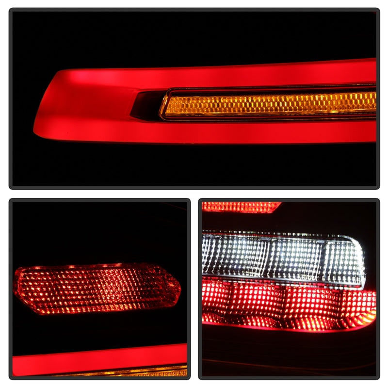 Spyder Porsche Cayenne 958 11-14 LED Tail Lights - Sequential Signal - Red Smoke Tail Lights SPYDER