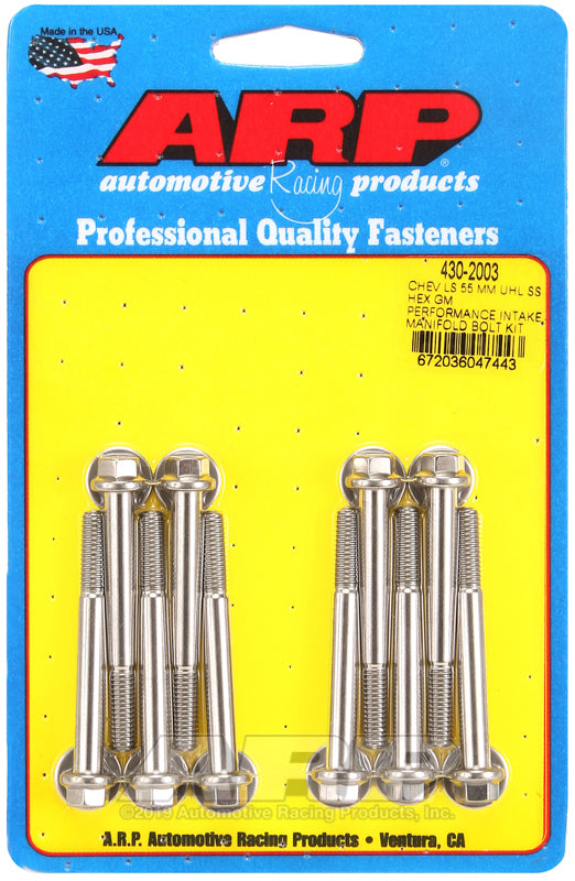 ARP Chevy LS 55mm UHL hex GM Performance intake manifold bolt kit Hardware Kits - Other ARP