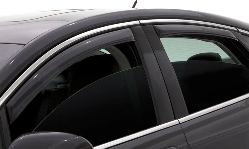 AVS 08-14 Dodge Avenger Ventvisor In-Channel Front & Rear Window Deflectors 4pc - Smoke Wind Deflectors AVS