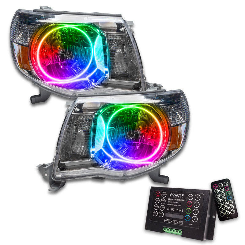 Oracle 05-11 Toyota Tacoma SMD HL - ColorSHIFT w/ 2.0 Controller Headlights ORACLE Lighting