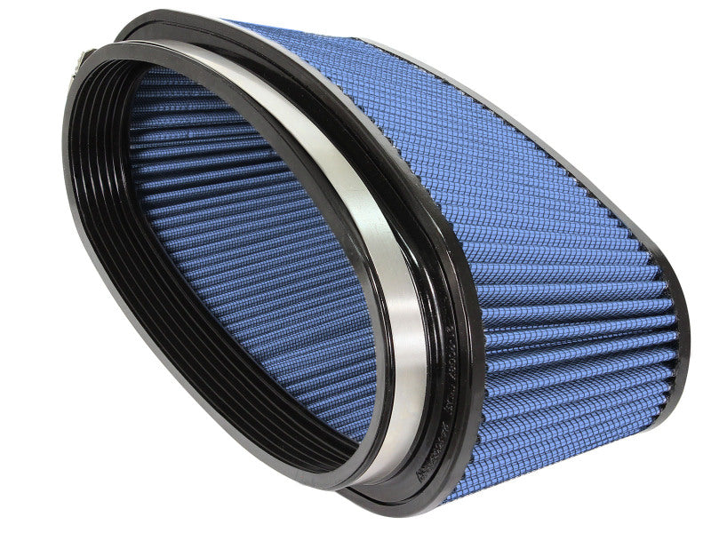 aFe Magnum FORCE Intake Rplcmnt Air Filter (11-3/8x4)IN F x(14x5-1/2)IN B x(12x3-1/2)IN T x 5 IN H Air Filters - Universal Fit aFe