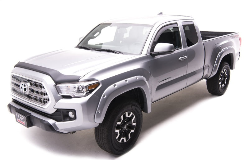 EGR 16+ Toyota Tacoma w/Mudflap Bolt-On Look Color Match Fender Flares - Set - Silver Sky Fender Flares EGR