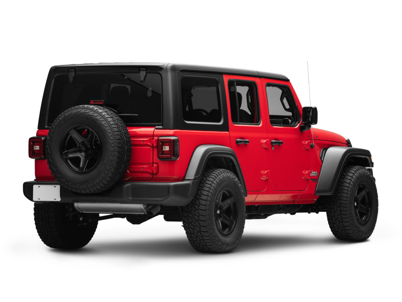 Raxiom 18-22 Jeep Wrangler JL LED Tail Lights- Black Housing - Red Lens Tail Lights Raxiom
