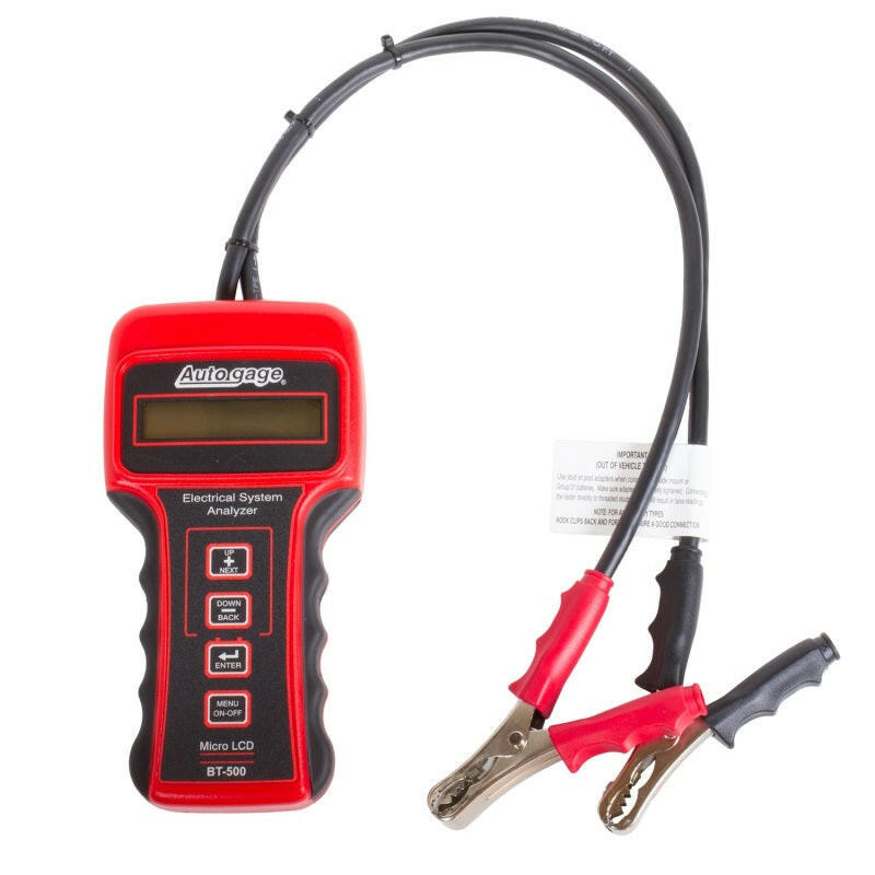 Autometer Battery Tester 6/12/24V Autogage Tools AutoMeter
