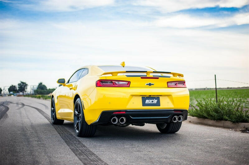 Borla 2016 Chevy Camaro 6.2L AT/MT S-Type Rear Section Exhaust w/o Dual Mode Valves Axle Back Borla