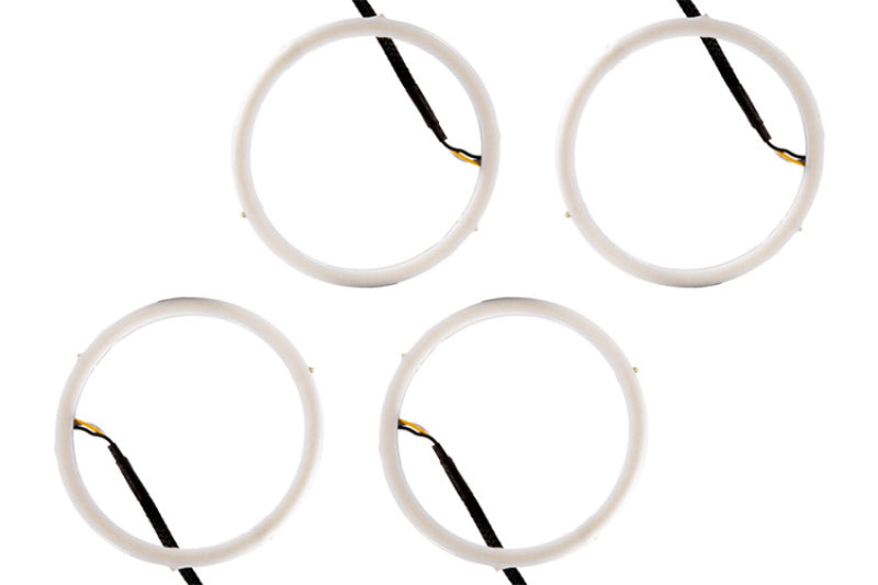 Diode Dynamics Halo Lights LED 120mm - Red Four Bulbs Diode Dynamics