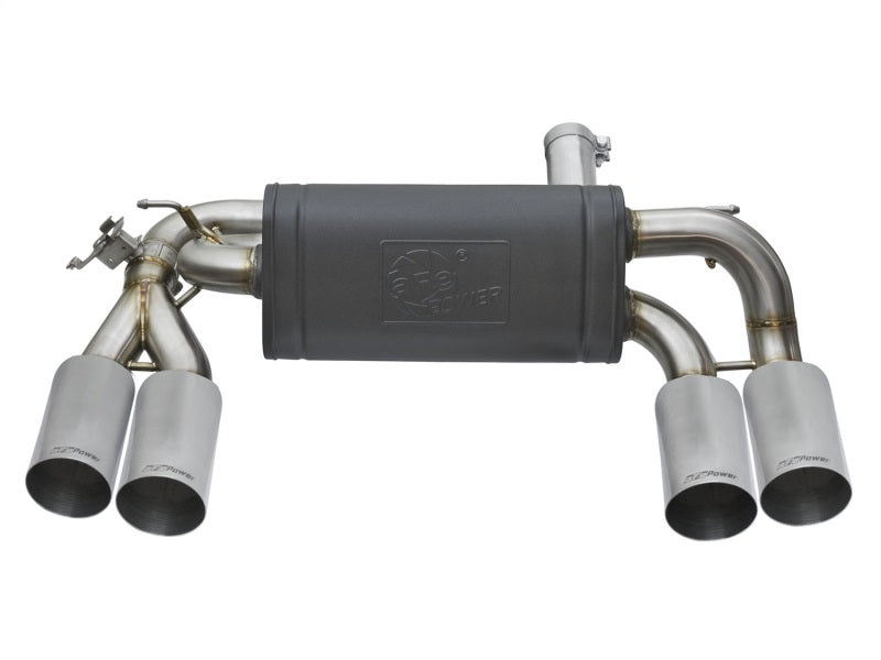 aFe MACHForce XP 3in - 2 1/2in Axle Back 304SS Exhaust w/ Polished Tips 16-17 BMW M2 (f87) Axle Back aFe