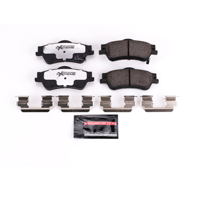 Power Stop 11-17 Chevrolet Caprice Rear Z26 Extreme Street Brake Pads w/Hardware Brake Pads - Performance PowerStop