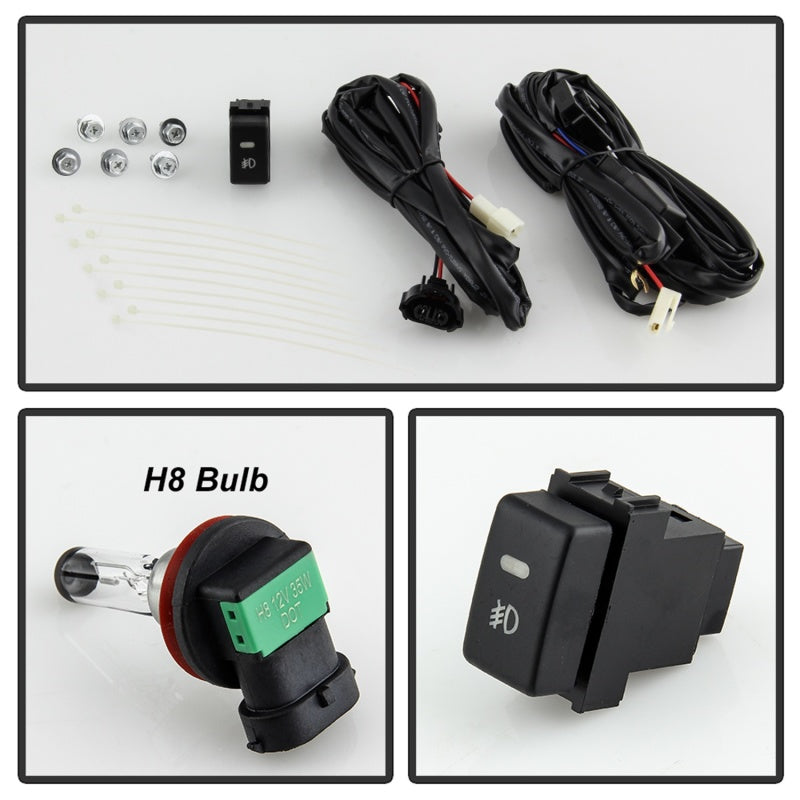 Spyder 16-18 Nissan Titan (w/o Auto Headlight) OEM Style Fog Lights w/Switch - Clear (FL-NT16-C) Fog Lights SPYDER