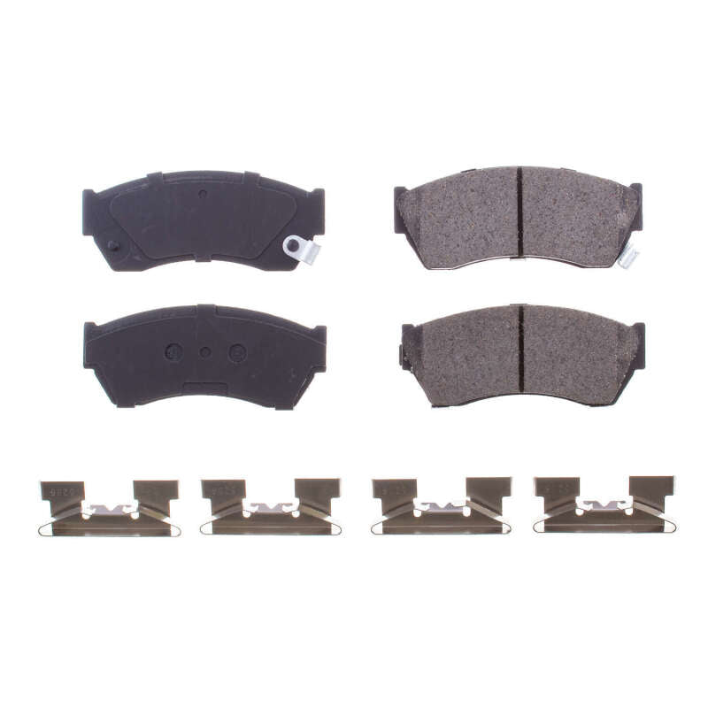 Power Stop 98-01 Chevrolet Metro Front Z17 Evolution Ceramic Brake Pads w/Hardware Brake Pads - OE PowerStop
