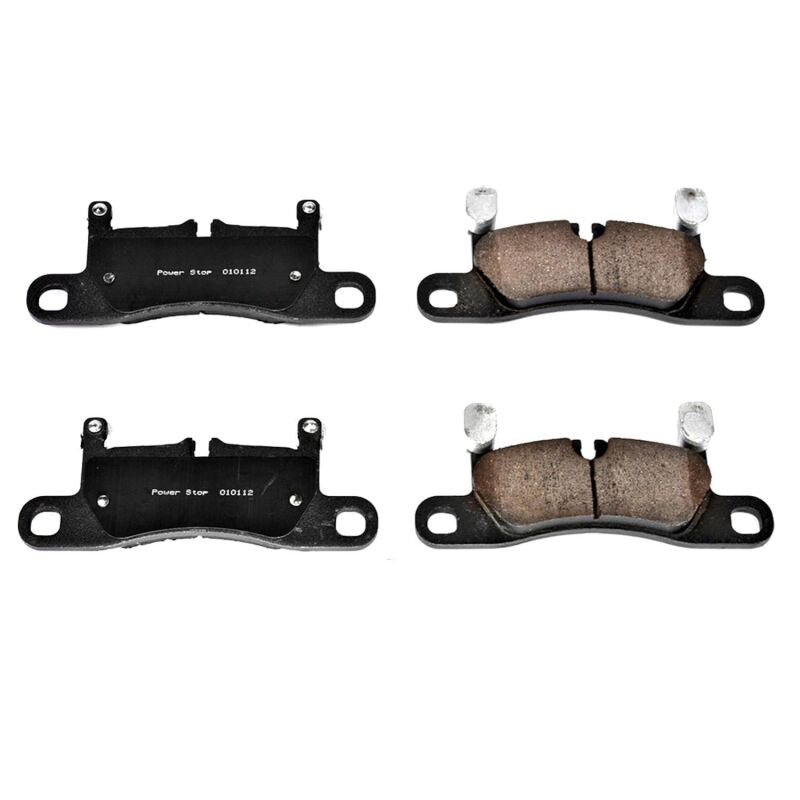 Power Stop 11-18 Porsche Cayenne Rear Z17 Evolution Ceramic Brake Pads w/Hardware Brake Pads - OE PowerStop
