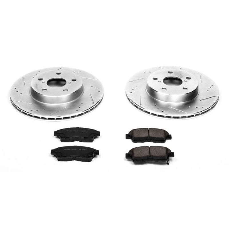 Power Stop 96-00 Toyota RAV4 Front Z23 Evolution Sport Brake Kit Brake Kits - Performance D&S PowerStop