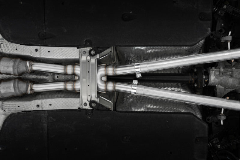 MBRP 2022 Kia Stinger 3.3L T304 SS Cat-Back Exhaust- Dual Split Rear Quad Outlet Uses Factory Bezels Catback MBRP