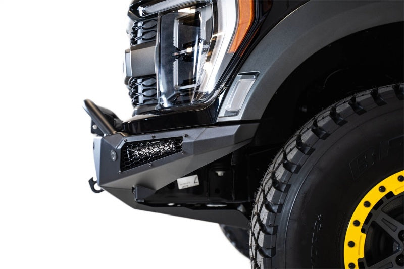 Addictive Desert Designs 21-22 Ford Raptor HoneyBadger Front Bumper Bumpers - Steel Addictive Desert Designs