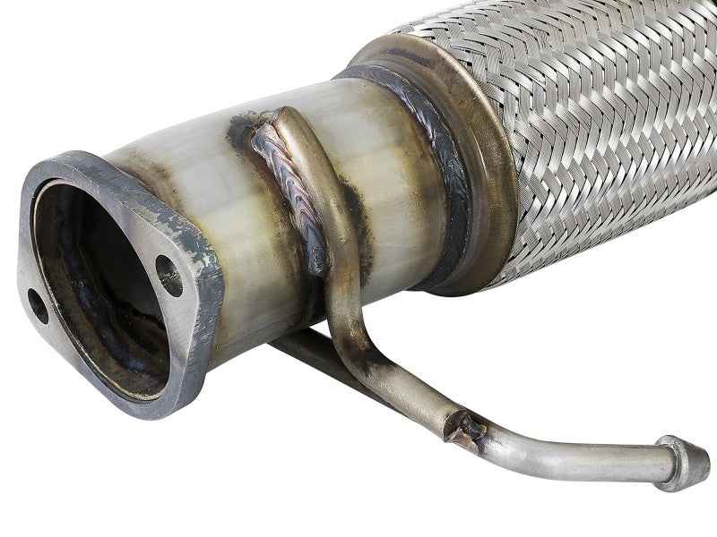 aFe Power Twisted Steel SS304 Downpipe 2.5in w/Cat 17-18 Hyundai Elantra L4-1.6L (t) Downpipes aFe