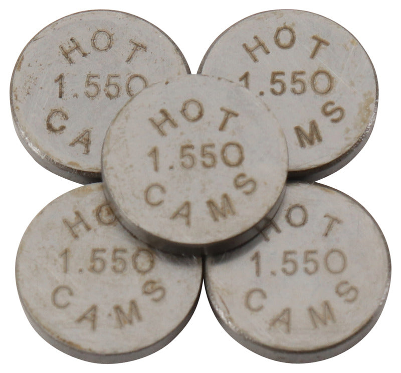 Hot Cams 04-08 400 DVX/02-16 CRF 450 R 1.550mm Shim Kit - 5 Pack Valves Hot Cams