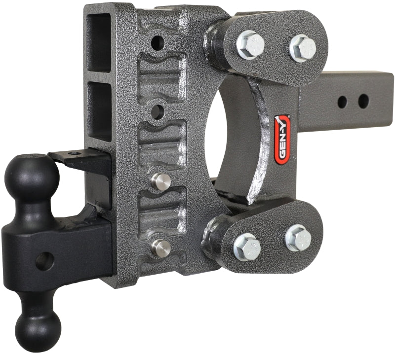 Gen-Y The Boss Torsion-Flex 3in Shank 6in Drop 21K Hitch w/GH-061 Dual-Ball/GH-062 Pintle Lock Hitch Receivers GEN-Y Hitch