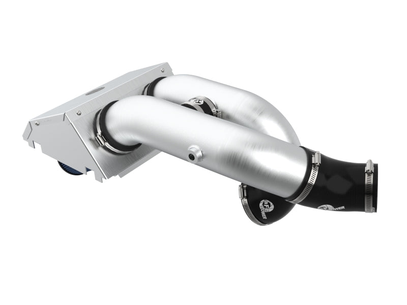 aFe Rapid Induction Pro 5R Cold Air Intake System Brushed 21-22 Ford F-150 Raptor V6-3.5L (tt) Cold Air Intakes aFe