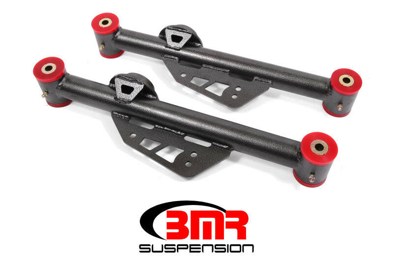 BMR 79-98 Fox Mustang Non-Adj. Lower Control Arms (Polyurethane) - Black Hammertone Control Arms BMR Suspension