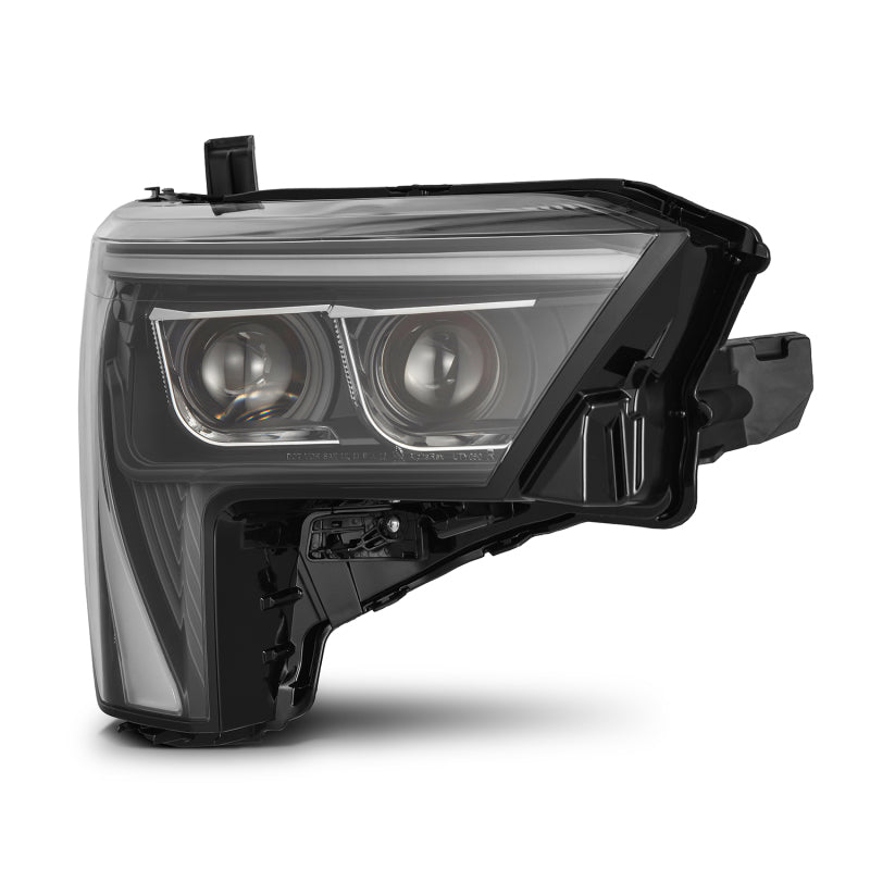 AlphaRex 22-23 Toyota Tundra LUXX-Series Headlights Black w/White DRL - Req 810029 OR 810030 Headlights AlphaRex