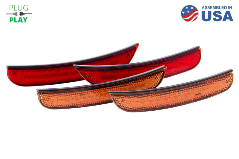 Diode Dynamics 15-21 Dodge Charger LED Sidemarkers - Amber Red (set) Light Accessories and Wiring Diode Dynamics
