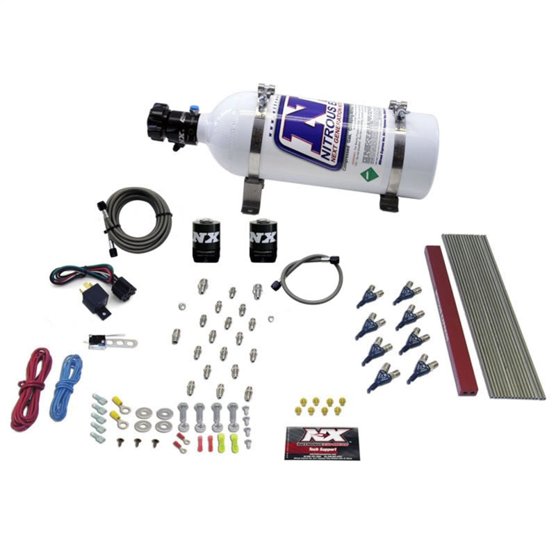 Nitrous Express GM LT1/LS1 Pro Piranha Nozzle Gas Nitrous Kit w/5lb Bottle Nitrous Systems Nitrous Express