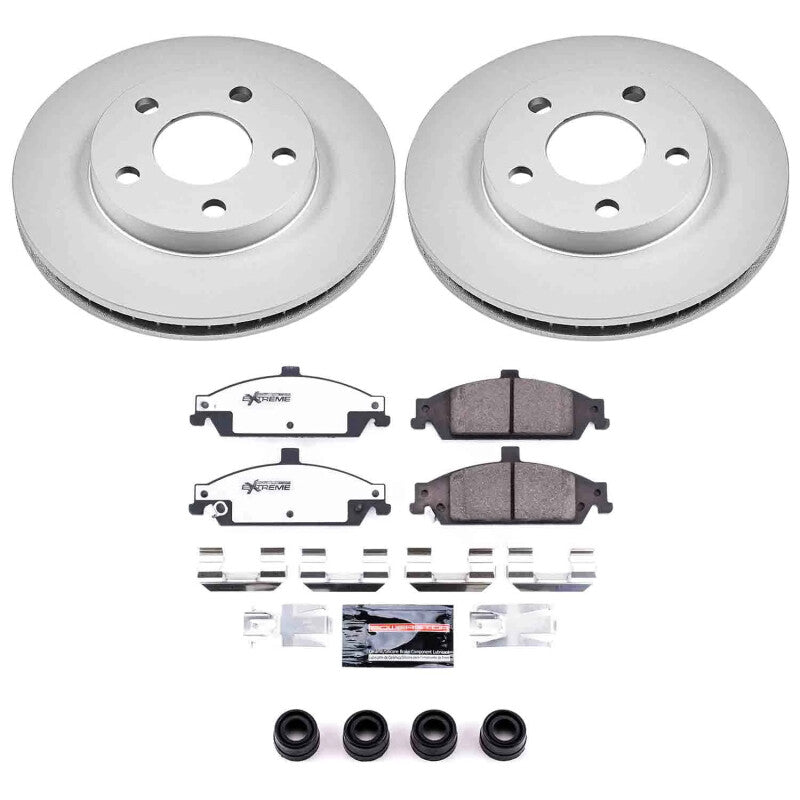 Power Stop 04-05 Chevrolet Classic Front Z26 Coated Brake Kit Brake Kits - Performance D&S PowerStop