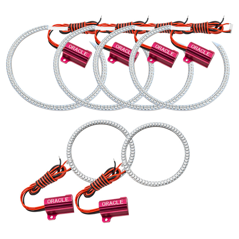 Oracle Dodge Charger 05-10 LED Triple Ring Halo Kit - White Headlights ORACLE Lighting