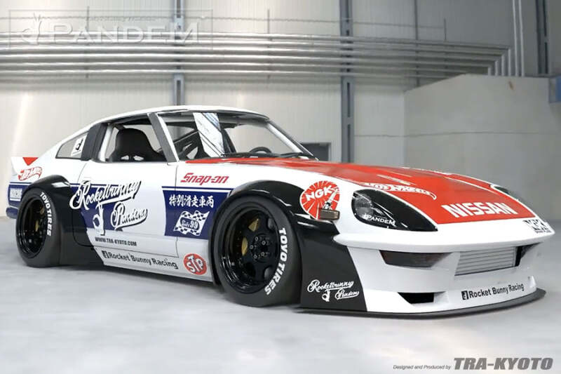 GReddy 1975-1978 Pandem Datsun 280Z (130Z) Rocket Bunny Full Widebody Aero Kit w/ Wing Body Kits GReddy